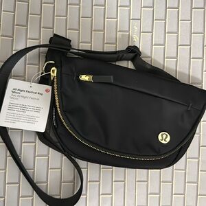 LULULEMON All Night Festival Bag Micro 2L - Black/Gold